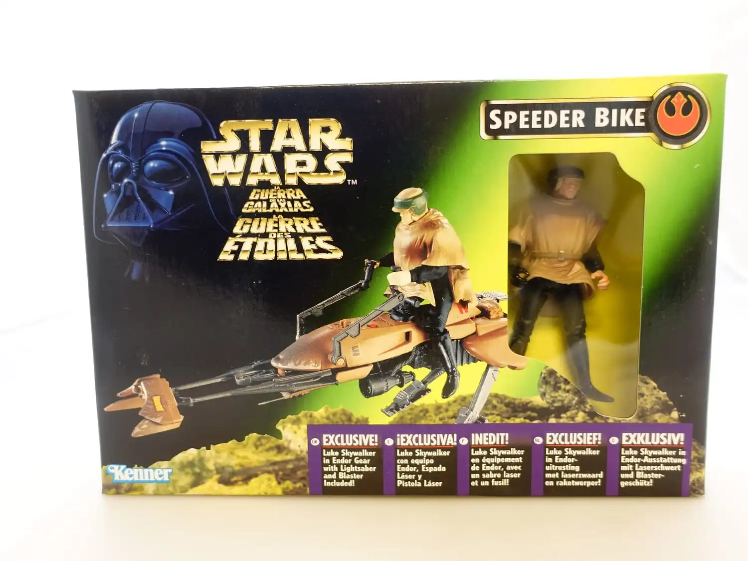 Star Wars The Power of the Force 3,75" Speeder Bike Tri-logo 1 Star Wars The Power of the Force 3,75" Speeder Bike Tri-logo