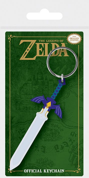 Legend of Zelda gummi-nøkkelring Master Sword 6 cm 1 Legend of Zelda gummi-nøkkelring Master Sword 6 cm