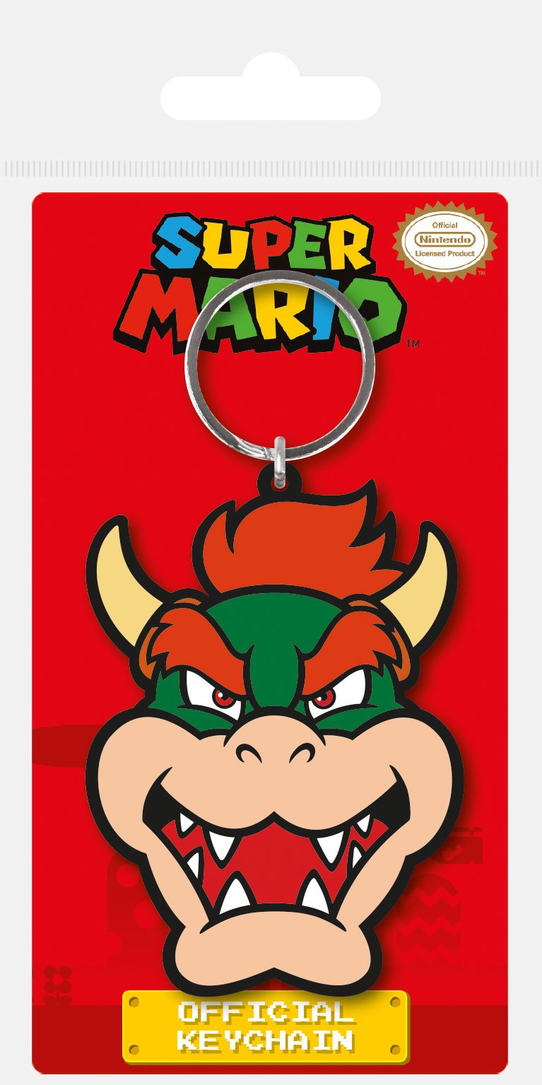 Super Mario Gummi Nøkkelring Bowser 6 cm 1 Super Mario Gummi Nøkkelring Bowser 6 cm