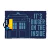 Doctor Who - Tardis - It's Bigger on the Inside Dørmatte