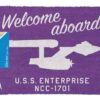 Star Trek - Welcome Aboard Dørmatte 40x60cm