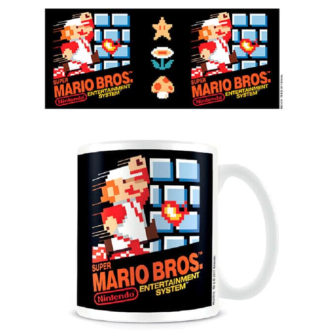 Nintendo Super Mario NES Cover Mug 1 Nintendo Super Mario NES Cover Mug