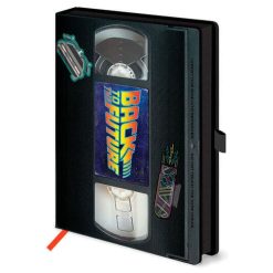 Back to the Future - VHS style Premium A5 Notatbok