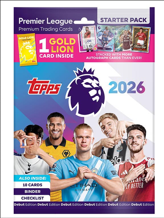 Premier League 2025/26 Trading Cards Starter Pack 1 Premier League 2025/26 Trading Cards Starter Pack