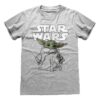 Star Wars - The Mandalorian - The Child Sketch Grå T-Skjorte 3 Star Wars - The Mandalorian - The Child Sketch Grå T-Skjorte