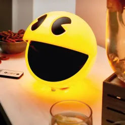 RED5 Pac-Man Light – Dimmbar Retro USB Bordlampe med Fjernkontroll og Lyd