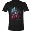 Star Wars - The Mandalorian Reflection Svart T-Skjorte 3 Star Wars - The Mandalorian Reflection Svart T-Skjorte