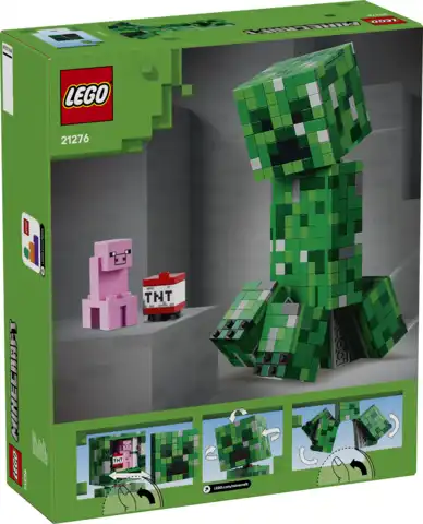 LEGO® Minecraft® Smygeren. Gamer-pynt og actionfigur 21276 2 LEGO® Minecraft® Smygeren. Gamer-pynt og actionfigur 21276 - Bilde 2
