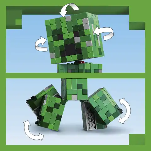 LEGO® Minecraft® Smygeren. Gamer-pynt og actionfigur 21276 9 LEGO® Minecraft® Smygeren. Gamer-pynt og actionfigur 21276 - Bilde 9