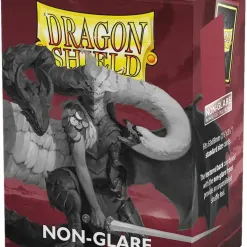 Dragon Shield Matte Non-Glare Sleeves Blood Red 100 stk