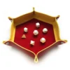Dice tray - Rødt med gule vegger 2 Dice tray - Rødt med gule vegger