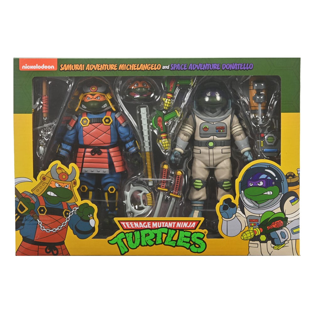 Teenage Mutant Ninja Turtles (Cartoon) Action Figure 2 Pack Space Adventure & Samurai Turtles 18 cm 2 Teenage Mutant Ninja Turtles (Cartoon) Action Figure 2 Pack Space Adventure & Samurai Turtles 18 cm - Bilde 2
