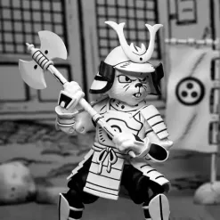 Usagi Yojimbo Action Figure Samurai Usagi Yojimbo Black & White Figure 18 cm