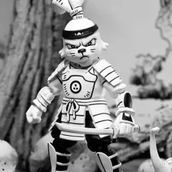 Usagi Yojimbo Action Figure Samurai Usagi Yojimbo Black & White Figure 18 cm