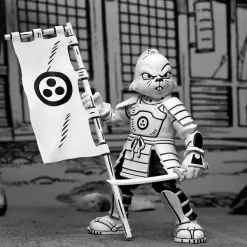 Usagi Yojimbo Action Figure Samurai Usagi Yojimbo Black & White Figure 18 cm