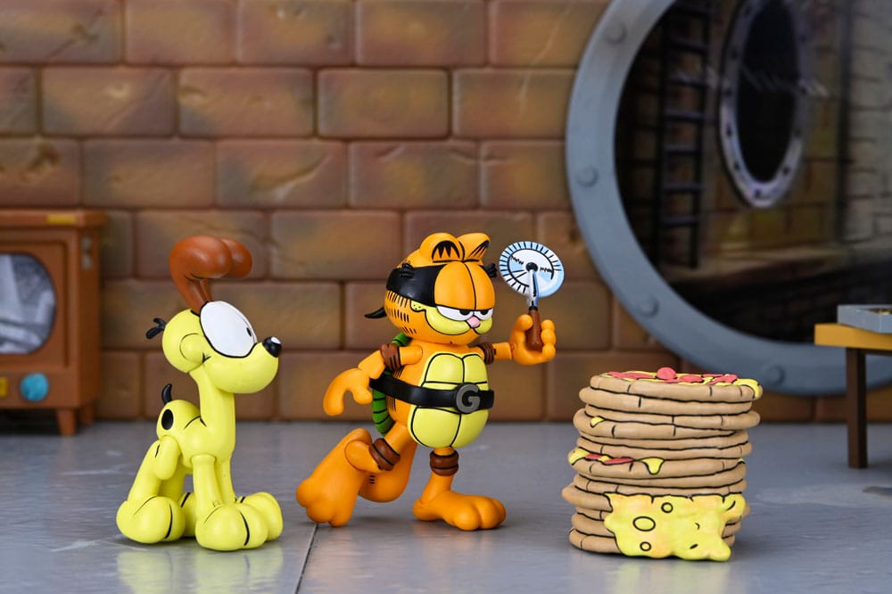 Teenage Mutant Ninja Turtles x Garfield Action Figure 2-Pack Ultimate Garfello & Odie 10 cm 12 Teenage Mutant Ninja Turtles x Garfield Action Figure 2-Pack Ultimate Garfello & Odie 10 cm - Bilde 12