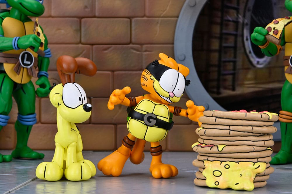 Teenage Mutant Ninja Turtles x Garfield Action Figure 2-Pack Ultimate Garfello & Odie 10 cm 13 Teenage Mutant Ninja Turtles x Garfield Action Figure 2-Pack Ultimate Garfello & Odie 10 cm - Bilde 13