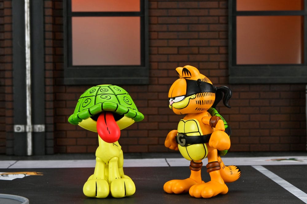 Teenage Mutant Ninja Turtles x Garfield Action Figure 2-Pack Ultimate Garfello & Odie 10 cm 4 Teenage Mutant Ninja Turtles x Garfield Action Figure 2-Pack Ultimate Garfello & Odie 10 cm - Bilde 4