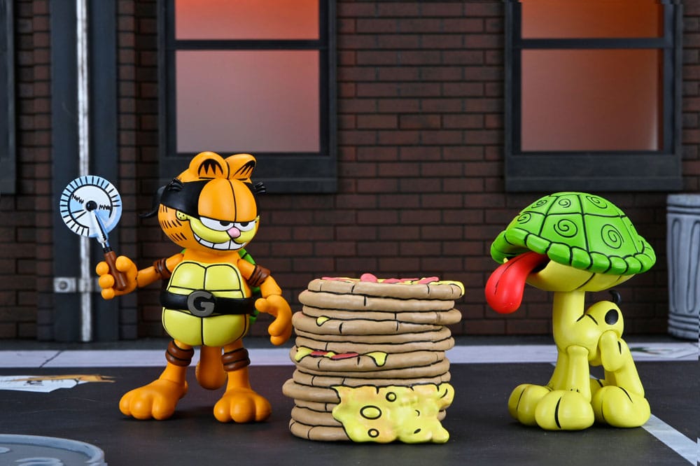 Teenage Mutant Ninja Turtles x Garfield Action Figure 2-Pack Ultimate Garfello & Odie 10 cm 5 Teenage Mutant Ninja Turtles x Garfield Action Figure 2-Pack Ultimate Garfello & Odie 10 cm - Bilde 5