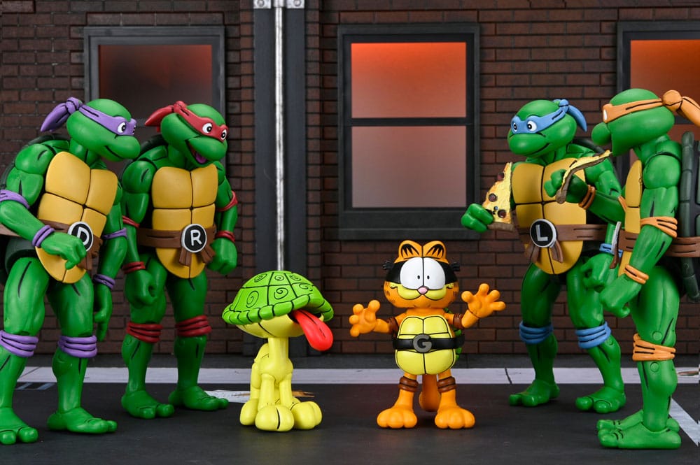 Teenage Mutant Ninja Turtles x Garfield Action Figure 2-Pack Ultimate Garfello & Odie 10 cm 6 Teenage Mutant Ninja Turtles x Garfield Action Figure 2-Pack Ultimate Garfello & Odie 10 cm - Bilde 6