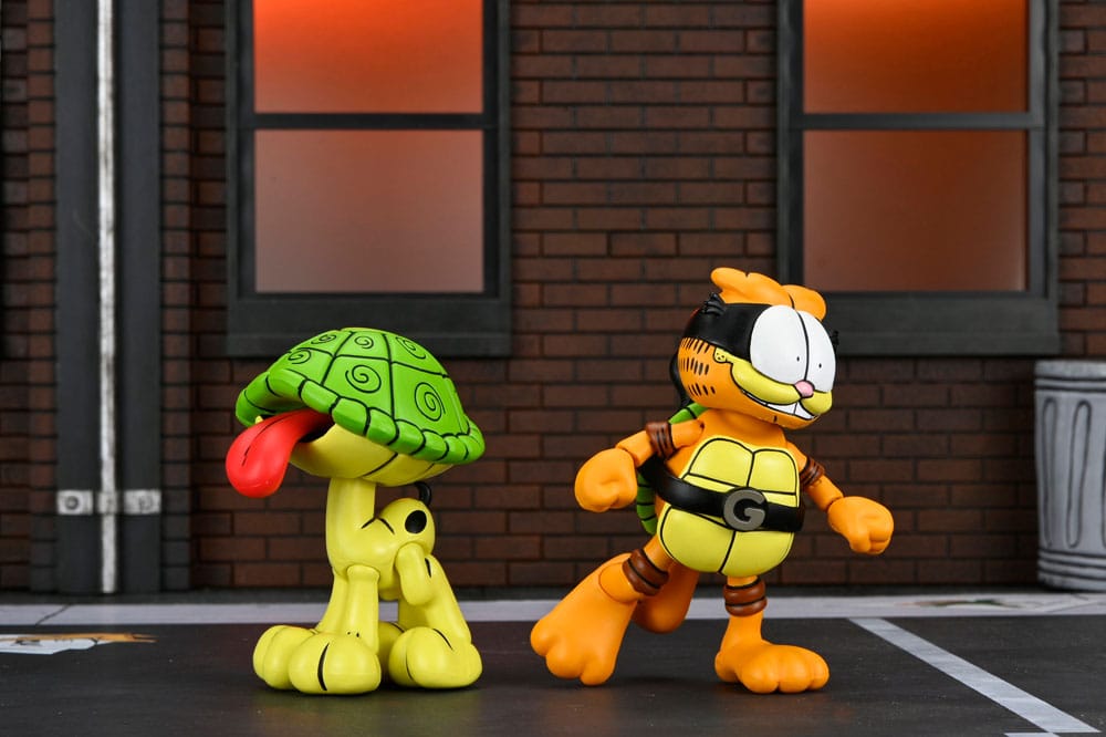 Teenage Mutant Ninja Turtles x Garfield Action Figure 2-Pack Ultimate Garfello & Odie 10 cm 7 Teenage Mutant Ninja Turtles x Garfield Action Figure 2-Pack Ultimate Garfello & Odie 10 cm - Bilde 7