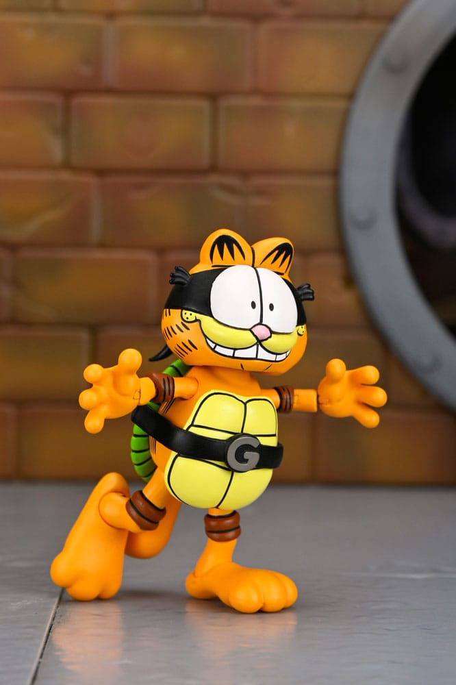 Teenage Mutant Ninja Turtles x Garfield Action Figure 2-Pack Ultimate Garfello & Odie 10 cm 8 Teenage Mutant Ninja Turtles x Garfield Action Figure 2-Pack Ultimate Garfello & Odie 10 cm - Bilde 8