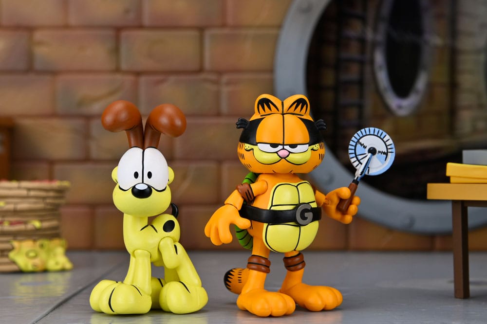 Teenage Mutant Ninja Turtles x Garfield Action Figure 2-Pack Ultimate Garfello & Odie 10 cm 11 Teenage Mutant Ninja Turtles x Garfield Action Figure 2-Pack Ultimate Garfello & Odie 10 cm - Bilde 11
