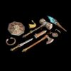 Mythic Legions: Rising Sons Action Figure Accessorys Dwarf Weapons