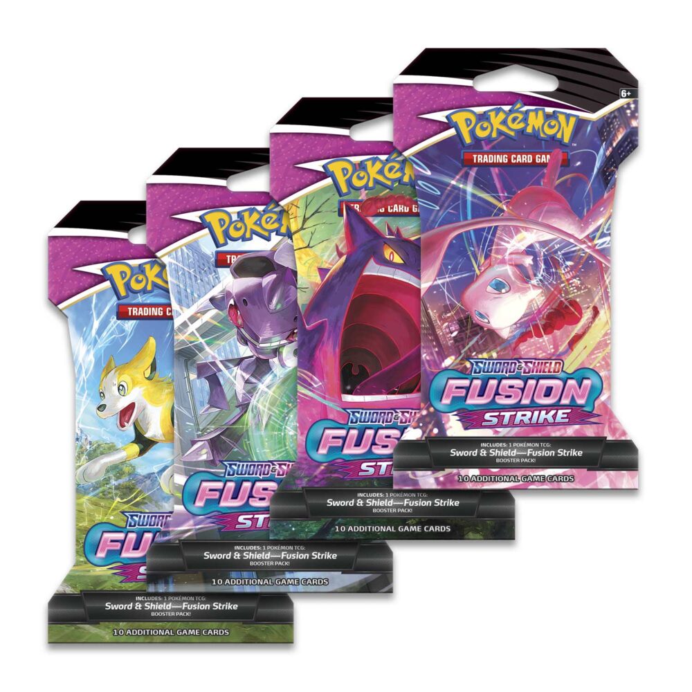 Pokemon Sword & Shield Fusion Strike Sleeved Booster 1 Pokemon Sword & Shield Fusion Strike Sleeved Booster