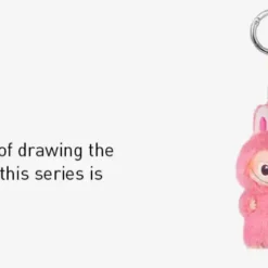 Labubu V4 The Monsters Pin for Love Series Plush Pendant