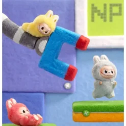 Labubu V4 The Monsters Pin for Love Series Plush Pendant