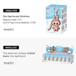 Labubu THE MONSTERS – Pin for Love Series (N-Z)