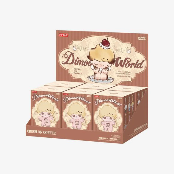 Dimoo World “Crush on Coffee” keychain plush blind box 2 Dimoo World “Crush on Coffee” keychain plush blind box - Bilde 2