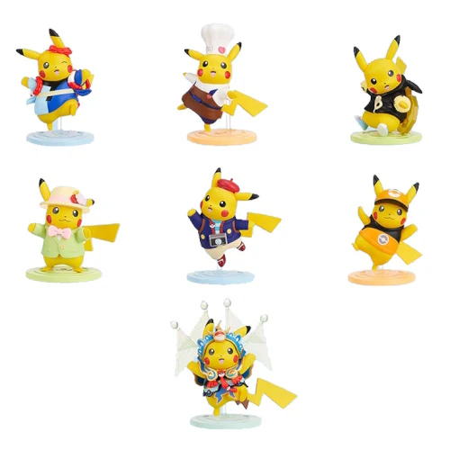 Pokémon Unite Pikachu Costume Series 3,5″ mini-figur 1 Pokémon Unite Pikachu Costume Series 3,5″ mini-figur