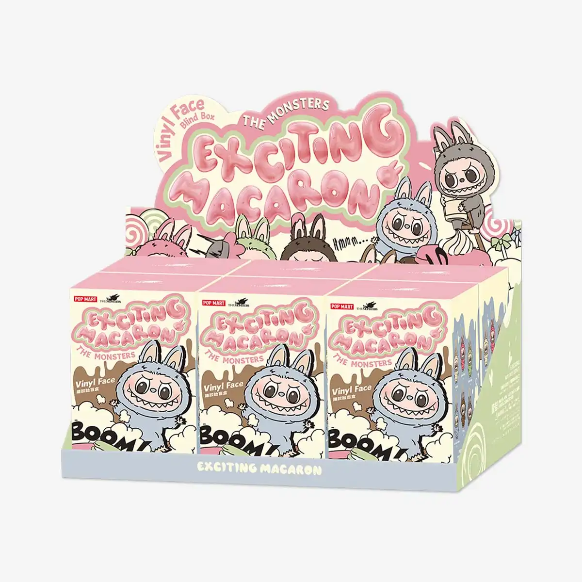 POP MART The Monsters: Labubu – Exciting Macaron Vinyl Plush Blind Box 3 POP MART The Monsters: Labubu – Exciting Macaron Vinyl Plush Blind Box - Bilde 3