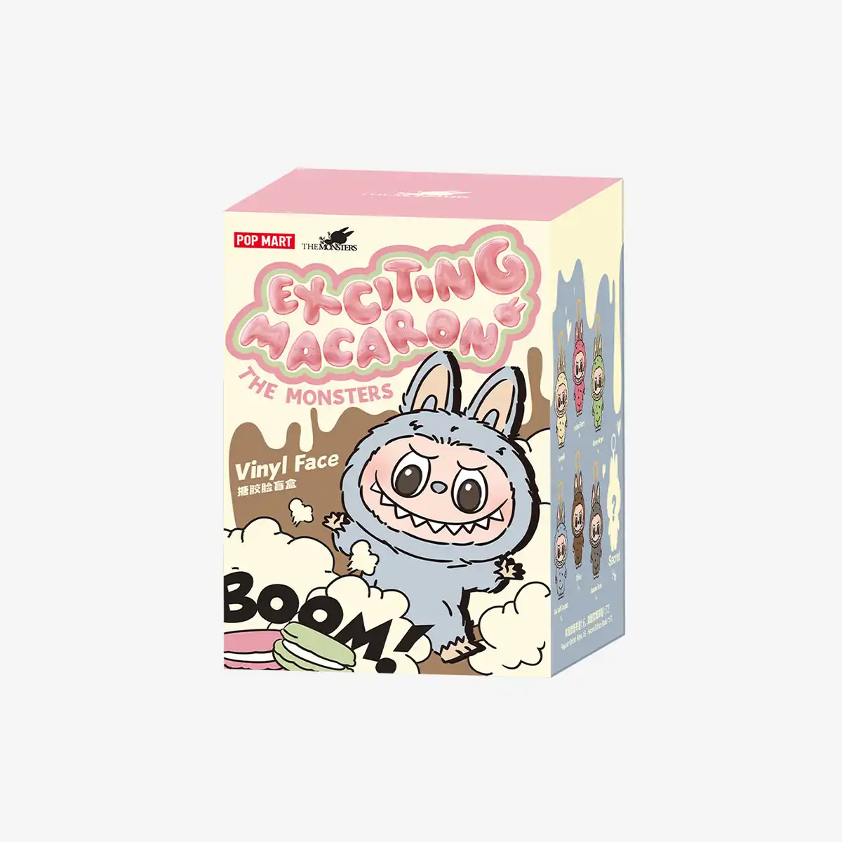 POP MART The Monsters: Labubu – Exciting Macaron Vinyl Plush Blind Box 1 POP MART The Monsters: Labubu – Exciting Macaron Vinyl Plush Blind Box