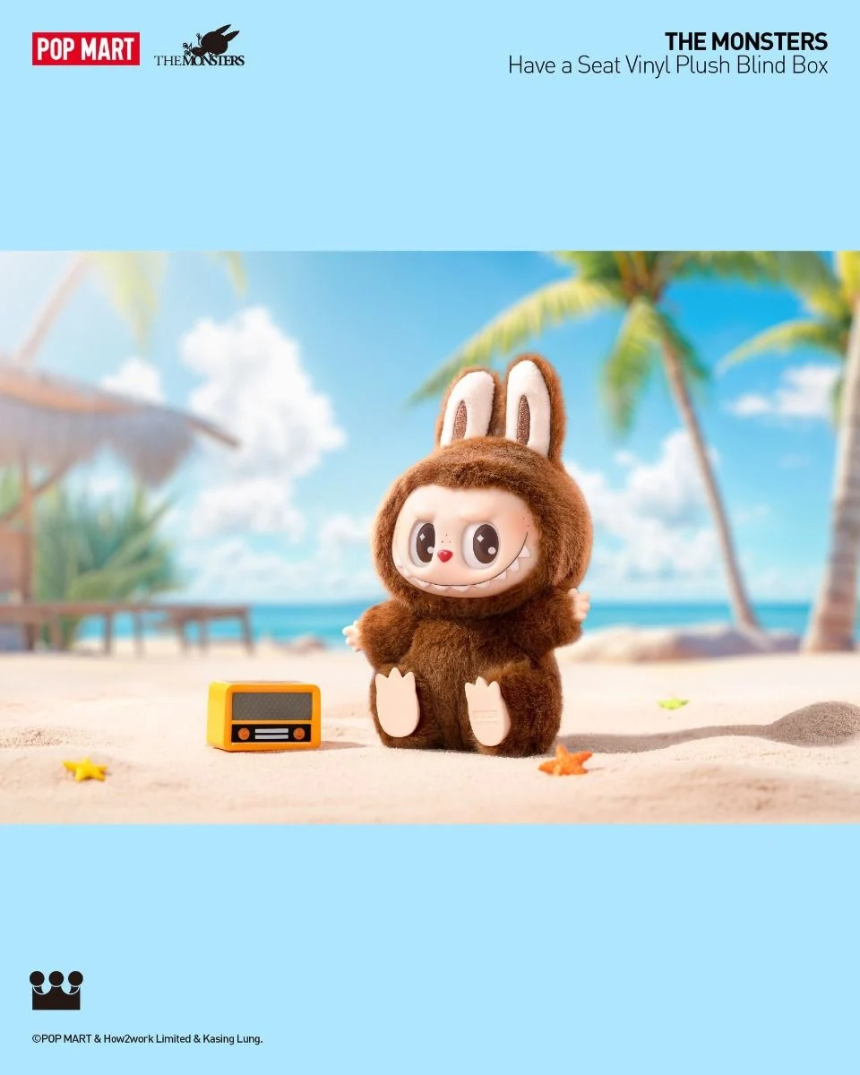 POP MART The Monsters: Labubu – Have a Seat Vinyl Plush Blind Box 4 POP MART The Monsters: Labubu – Have a Seat Vinyl Plush Blind Box - Bilde 4