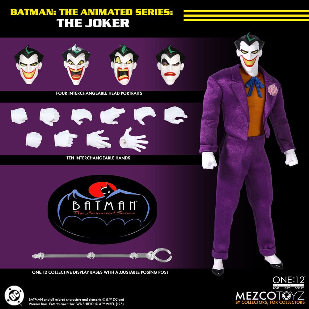 Batman: The Animated Series Action Figure 1/12 The Joker 17 cm 10 Batman: The Animated Series Action Figure 1/12 The Joker 17 cm - Bilde 10