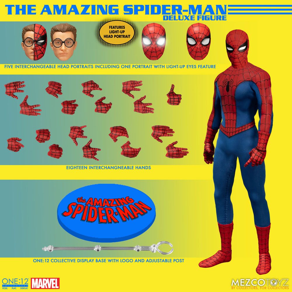 Marvel Universe Action Figure 1/12 The Amazing Spider-Man - Deluxe Edition 16 cm 15 Marvel Universe Action Figure 1/12 The Amazing Spider-Man - Deluxe Edition 16 cm - Bilde 15