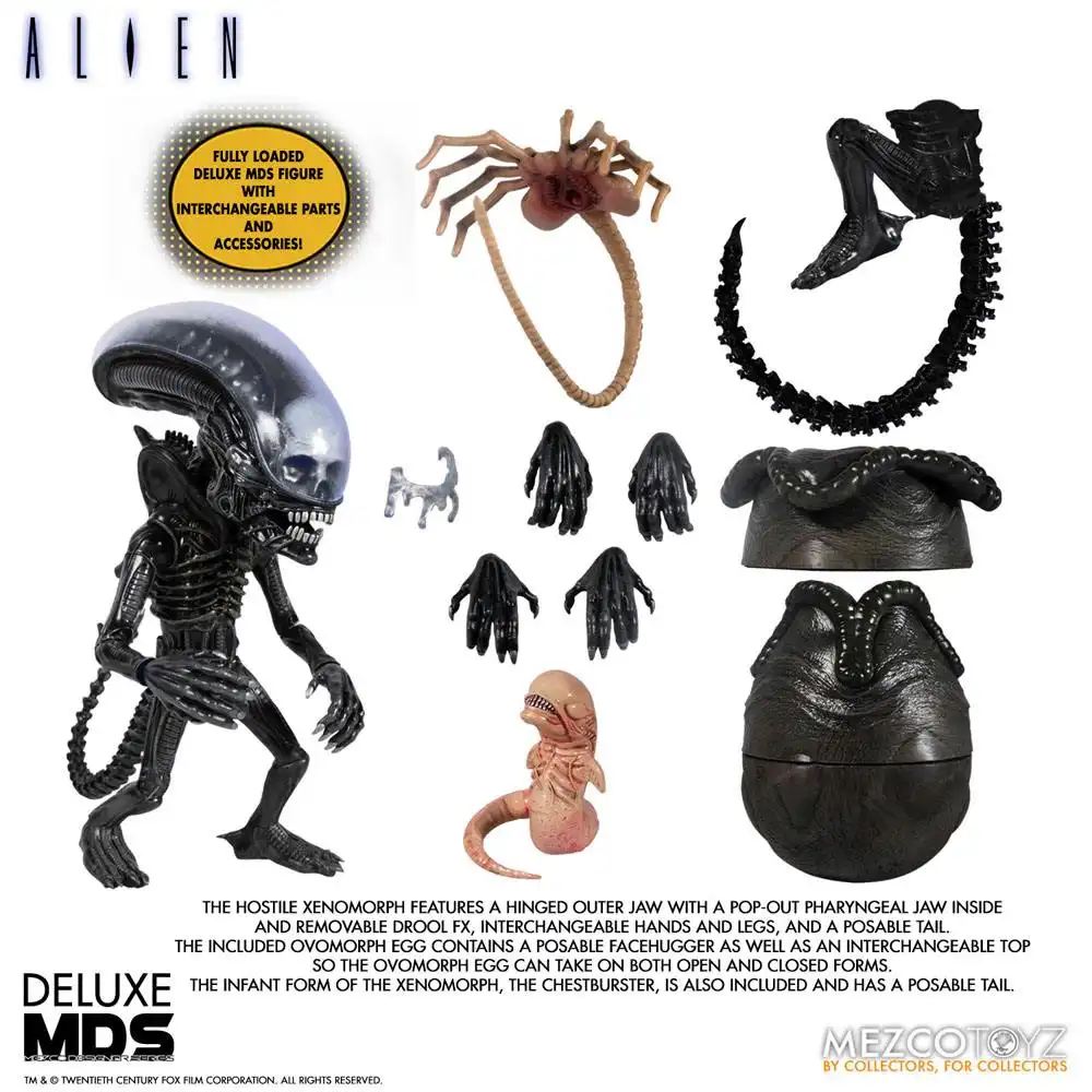 Alien Deluxe Xenomorph actionfigur 18 cm 11 Alien Deluxe Xenomorph actionfigur 18 cm - Bilde 11