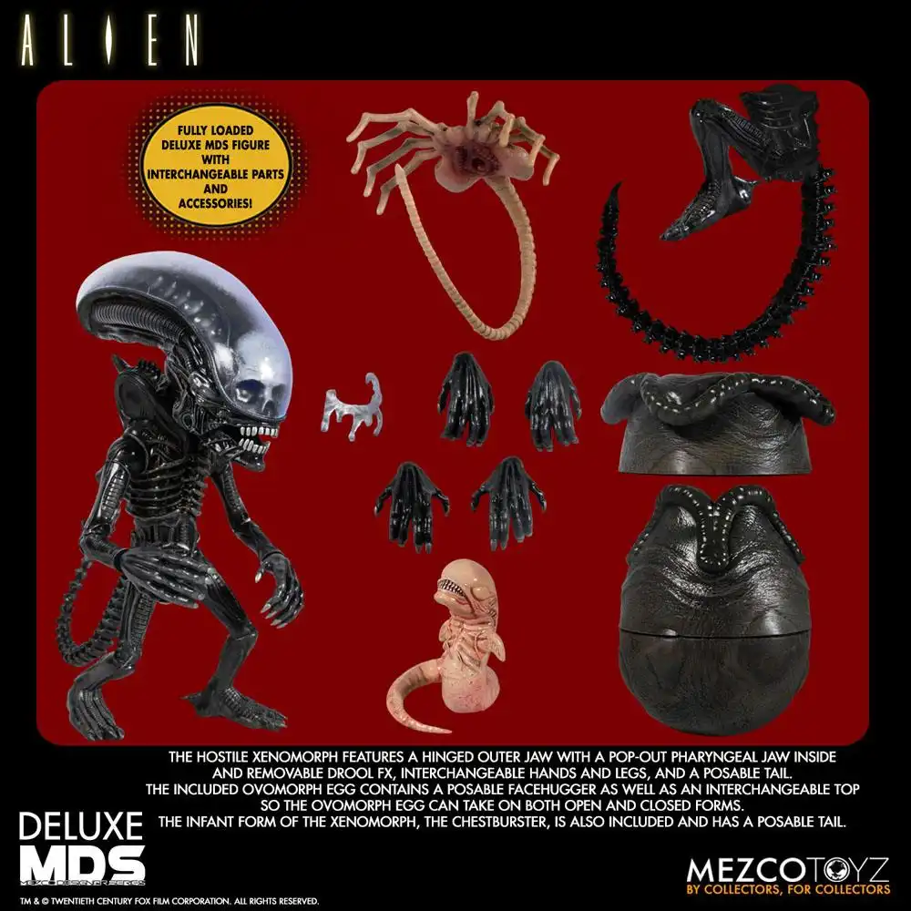 Alien Deluxe Xenomorph actionfigur 18 cm 10 Alien Deluxe Xenomorph actionfigur 18 cm - Bilde 10