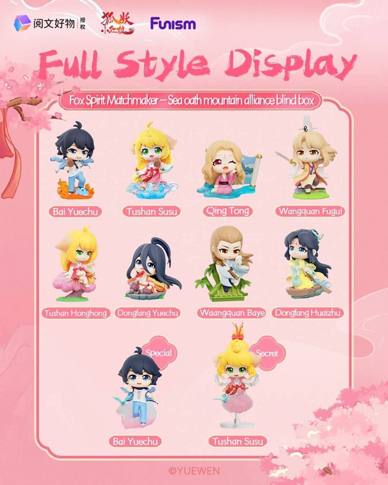 Fox Spirit Matchmaker Blind Box Mini Figurer Sea Oath Mountain Alliance 8 cm 19 Fox Spirit Matchmaker Blind Box Mini Figurer Sea Oath Mountain Alliance 8 cm - Bilde 19