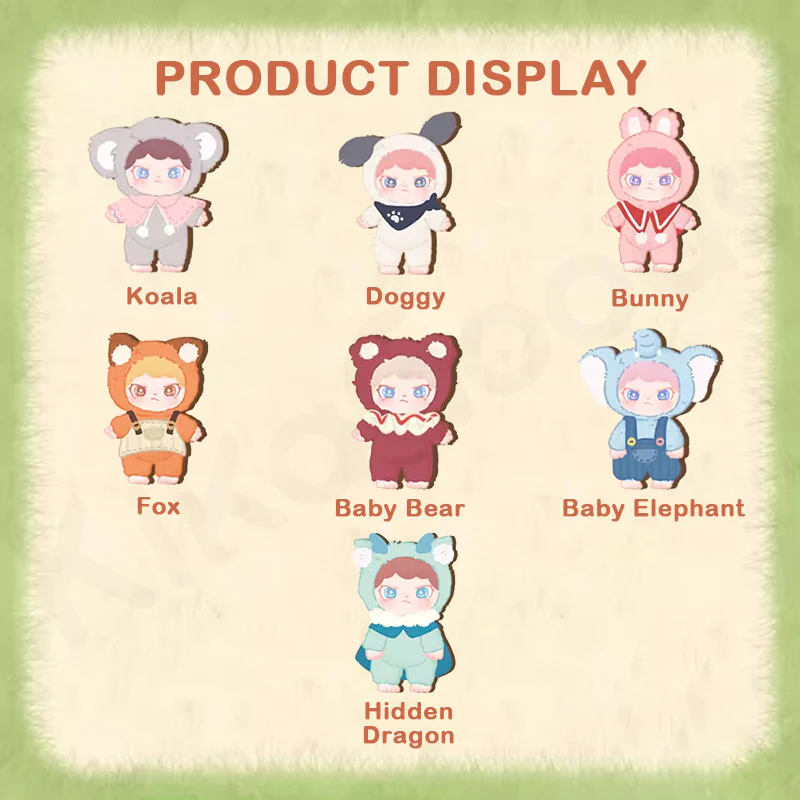 Animals Series Vinyl Plush Blind Box 3 Animals Series Vinyl Plush Blind Box - Bilde 3