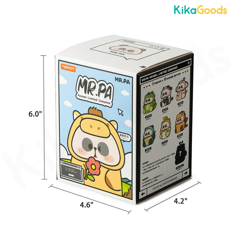 MR. PA Animal Company Plush Keychain Blind Box 13 MR. PA Animal Company Plush Keychain Blind Box - Bilde 13