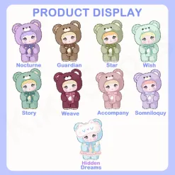 Nommi Good Night Bear 400% blind box plush