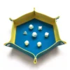 Dice tray - Blått med gule vegger 2 Dice tray - Blått med gule vegger