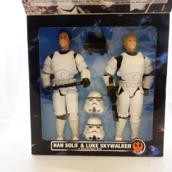 Star Wars Collector Series 12" Han Solo & Luke Skywalker In Stormrooper Gear KB Toys Exclusive