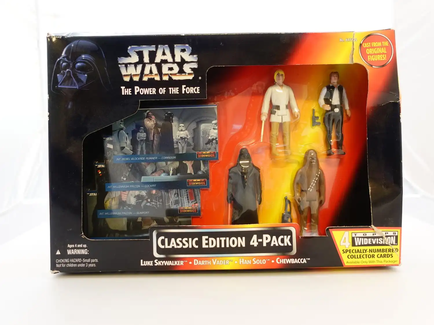 Star Wars The Power of the Force 3,75" Classic Edition 4-Pack - Luke Skywalker, Darth Vader, Han Solo, Chewbacca 1 Star Wars The Power of the Force 3,75" Classic Edition 4-Pack - Luke Skywalker, Darth Vader, Han Solo, Chewbacca