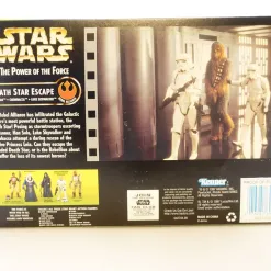 Star Wars The Power of the Force 3,75" Death Star Escape - Han Solo, Chewbacca and Luke Skywalker