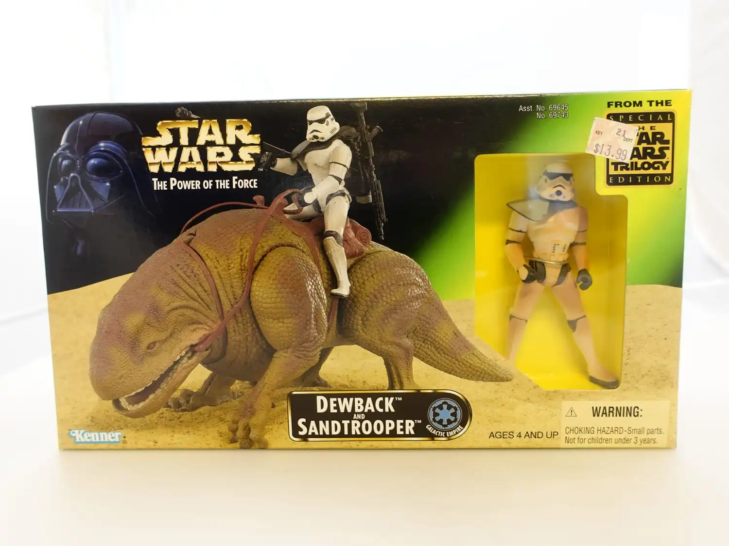 Star Wars The Power of the Force 3,75" Dewback and Sandtrooper 1 Star Wars The Power of the Force 3,75" Dewback and Sandtrooper